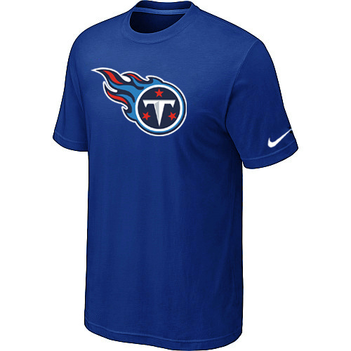  Nike Tennessee Titans Sideline Legend Authentic Logo TShirt Blue 91 