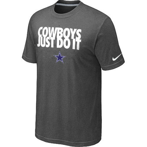 NFL Dallascowboys Just Do It D- Grey TShirt 28 