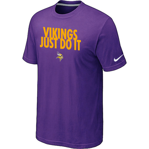 NFL Minnesota Vikings Just Do It Purple TShirt 14 