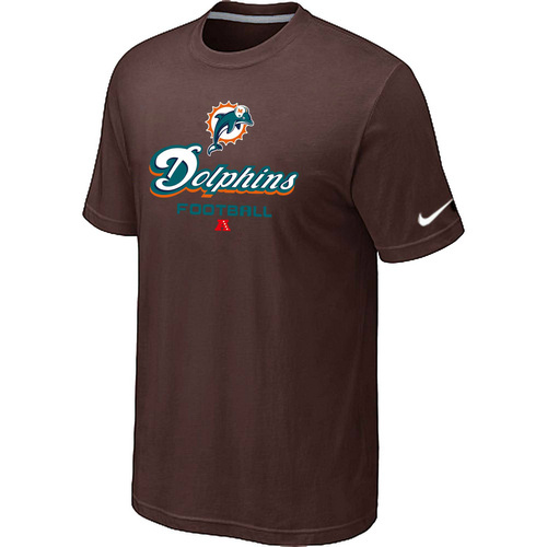  Miami Dolphins Critical Victory Brown TShirt 19 