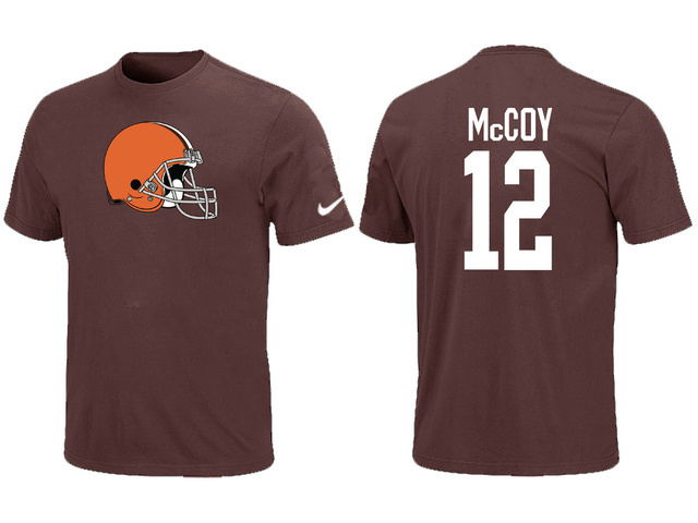  Nike Cleveland Browns Colt Mc Coy Name& Number TShirt 64 