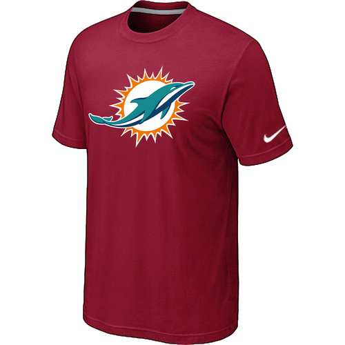 Miami Dolphins Sideline Legend logo T-Shirt Red