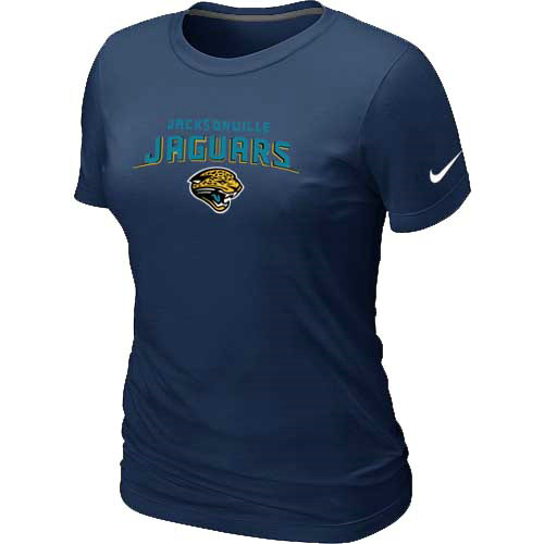  Jacksonville Jaguars Womens Heart& Soul D- Blue TShirt 31 