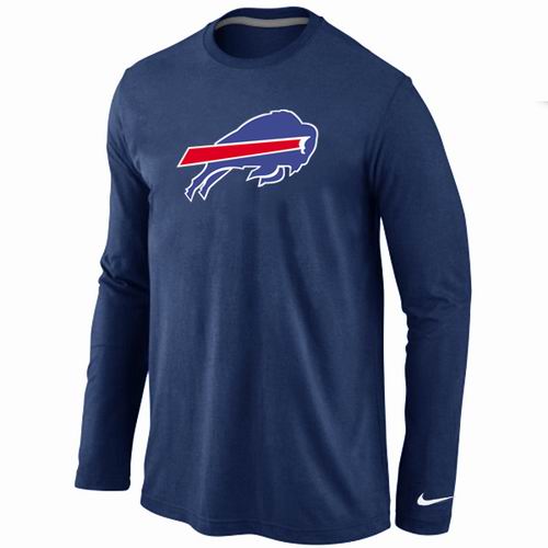 Nike Buffalo Bills Logo Long Sleeve T-Shirt D.Blue