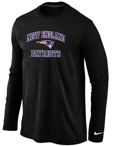 Nike New England Patriots Heart & Soul Long Sleeve T-Shirt Black