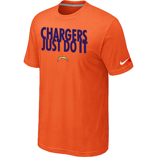 NFL San Diego Charger Just Do It Orange TShirt 8 