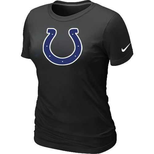  Indianapolis Colts Black Womens Logo TShirt 55 