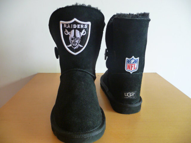 NFL Oakland Raiders Cuce Shoes Ladies Fanatic Boots Black