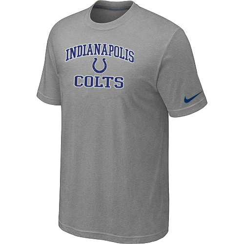  Indianapolis Colts Heart& Soul Lightgrey TShirt 69 