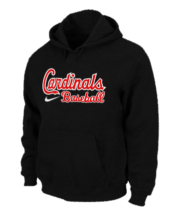 St. Louis Cardinals  Pullover Hoodie Black