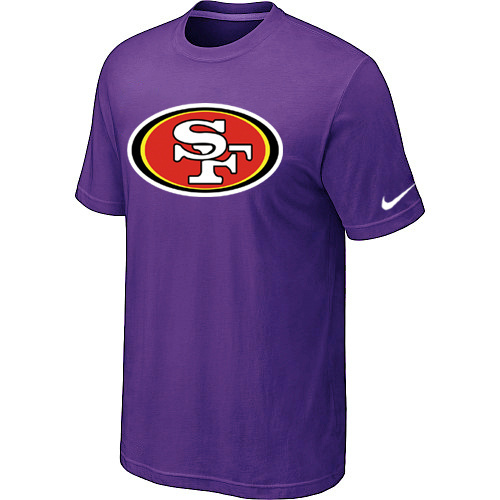  Nike San Francisco 49 ers Sideline Legend Authentic Logo DriFI T TShirt Purple 252 