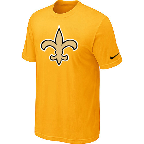 New Orleans  Saints  Sideline  Legend  Authentic  Logo  TShirt  Yellow  109