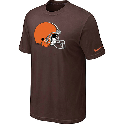  Cleveland Browns Sideline Legend Authentic Logo TShirt Brown 1 