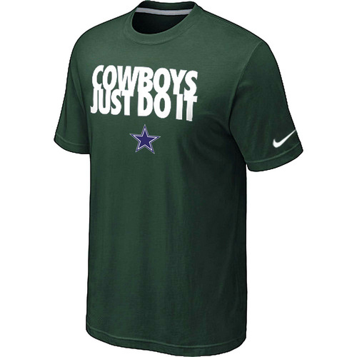 NFL Dallascowboys Just Do It D- Green TShirt 29 