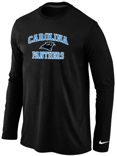 Nike Carolina Panthers Heart & Soul Long Sleeve T-Shirt Black