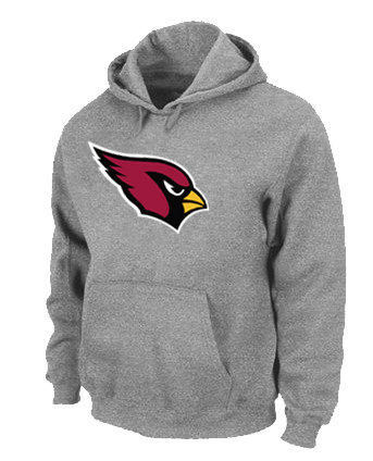 Arizona Cardinals Logo Pullover Hoodie Grey