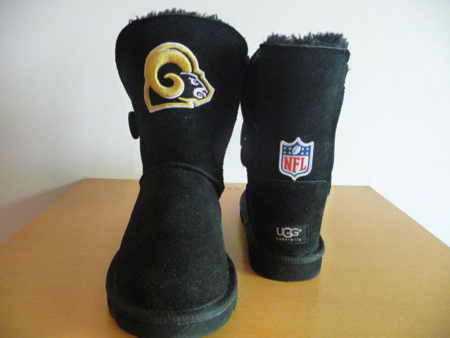 NFL St. Louis Rams Cuce Shoes Ladies Fanatic Boots Black