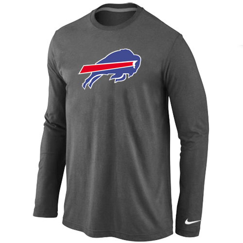 Nike Buffalo Bills Logo Long Sleeve T-Shirt D.Grey
