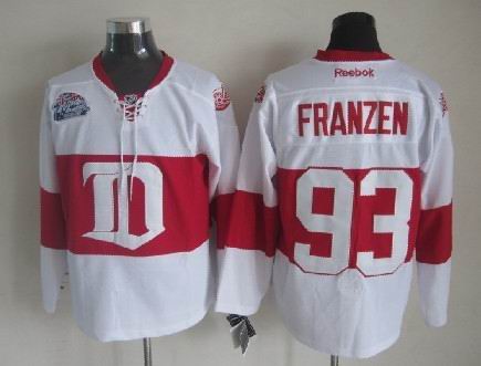 NHL Detroit Red Wings #93 Franzen White jersey