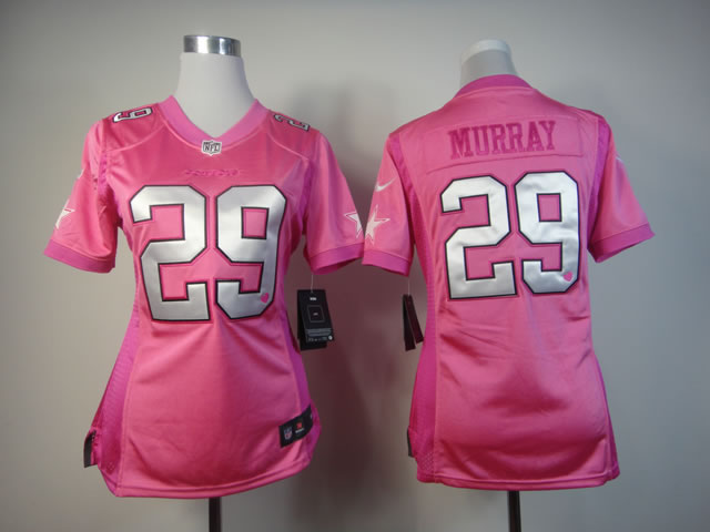 NFL Dallas Cowboys #29 Murray Women Pink Jersey