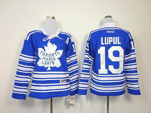 NHL Womens Reebok Toronto Maple Leafs #19 Joffrey Lupul Blue 2014 Winter Classic Jersey