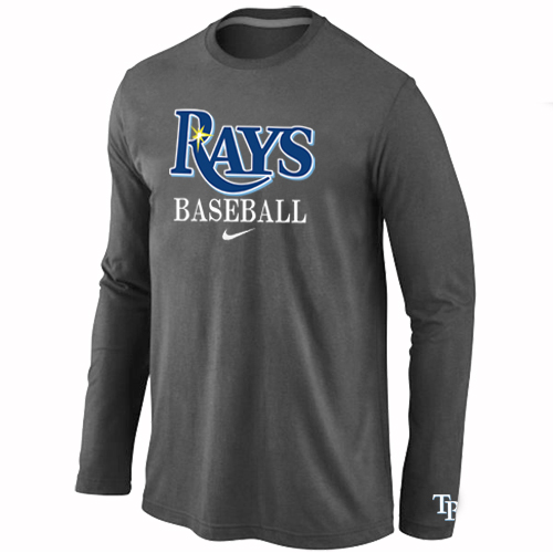 Nike Tampa Bay Rays Long Sleeve T-Shirt D.Grey