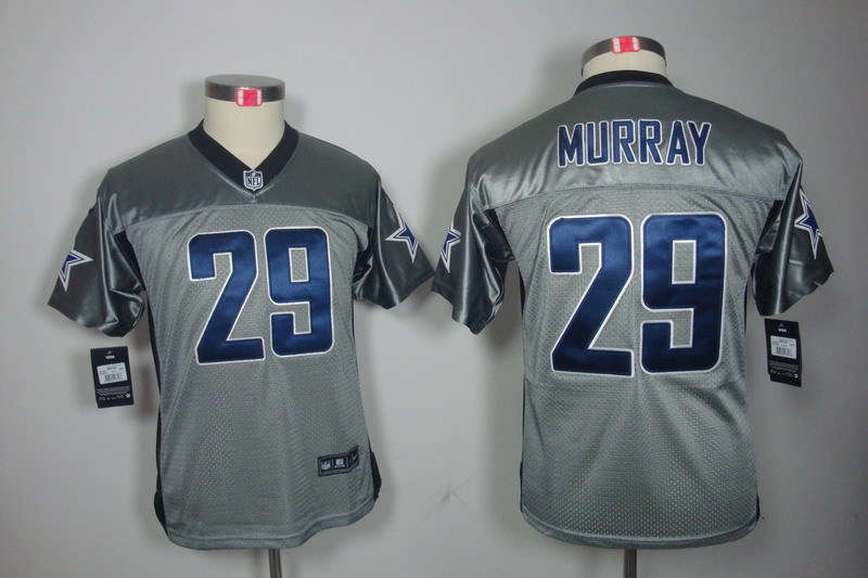 NFL Dallas Cowboys #29 Murray Youth Grey Lights Out Jersey