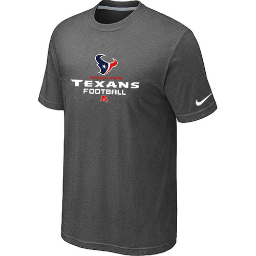  Houston Texans Critical Victory D- Grey TShirt 42 