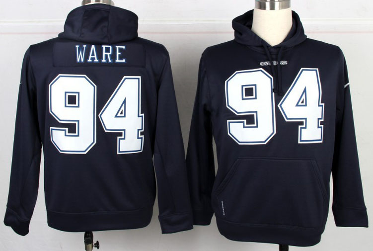 Nike NFL Dallas Cowboys #94 Ware Blue Hoodie