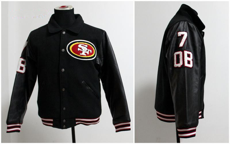 2013 New NFL Wool Jacket San Francisco 49ers #7 Colin Kaepernick
