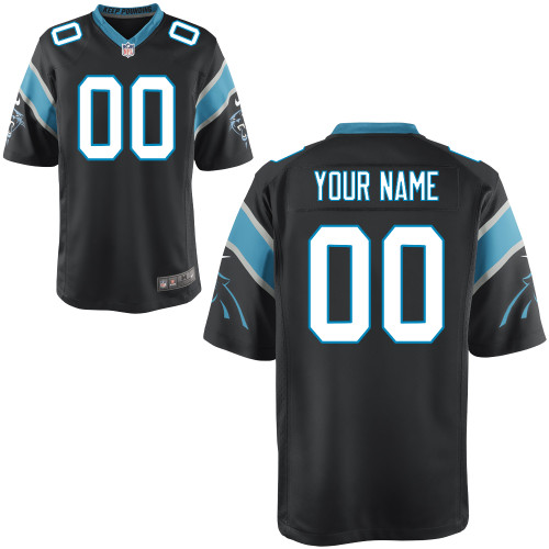 Panthers Nike Men Customized Elite Team Color Jersey