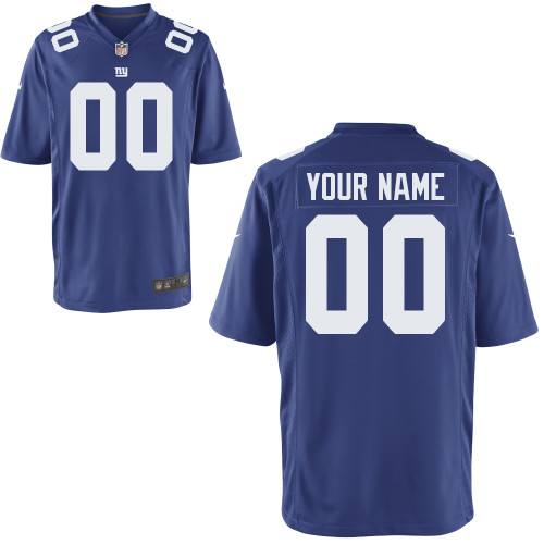 Nike New York Giants Customized Game Team Color Jersey