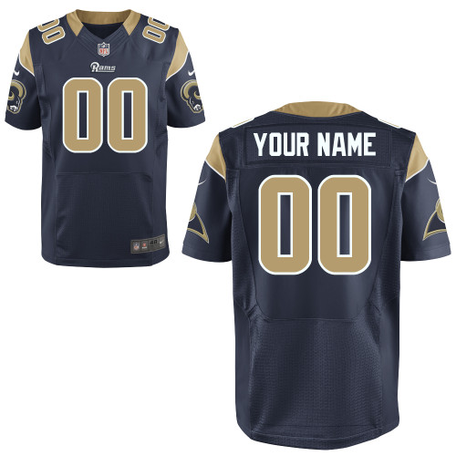 Customized Elite  Youth Nike St. Louis Rams Team Color Jersey