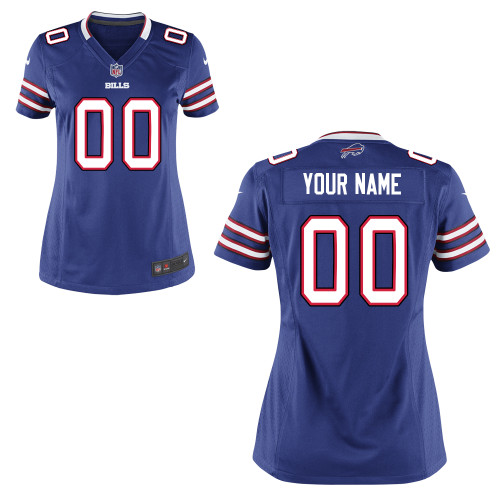 Game Team Color Bills Nike Women Custom Jersey