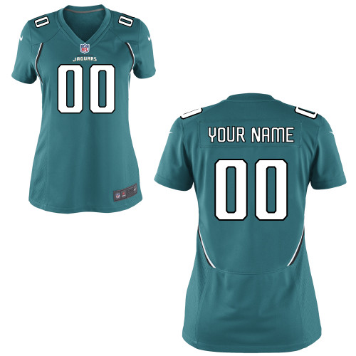 Customized Game Womens  Youth Nike Jacksonville Jaguars Team Color Jersey