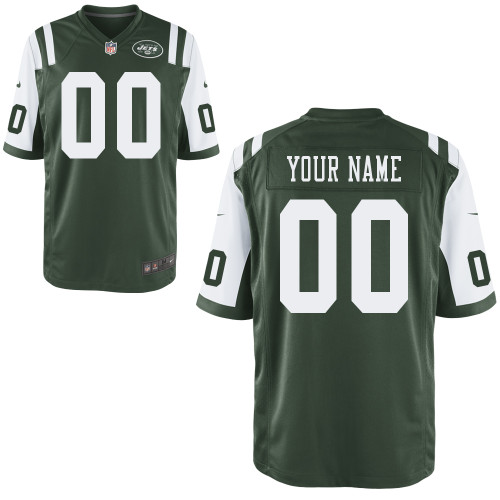 New York Jets Nike Customized Game Blue Color Jersey