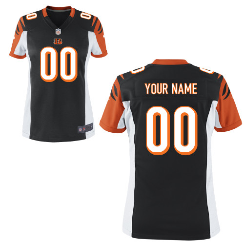 Bengals Nike Womens Customized Elite Team Color Jersey