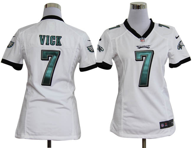 NIKE women white Vick jersey, buffalo bills #7 jersey