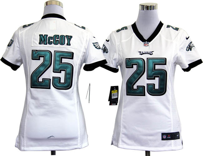 #25 McCoy Black Philadelphia Eagles women NIKE jersey