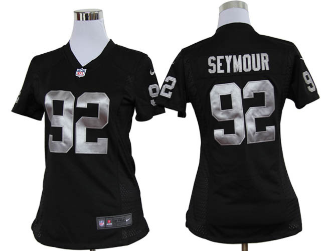 NIKE women black Seymour jersey, buffalo bills #92 jersey