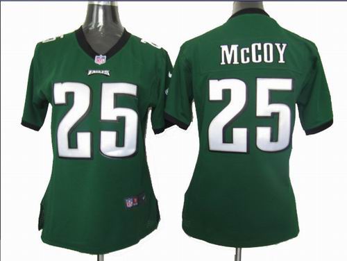 Green #25 McCoy Philadelphia Eagles women NIKE jersey