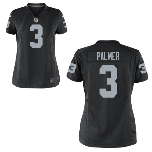 NIKE Oakland Raiders #3 Palmer women Black Game Team jersey