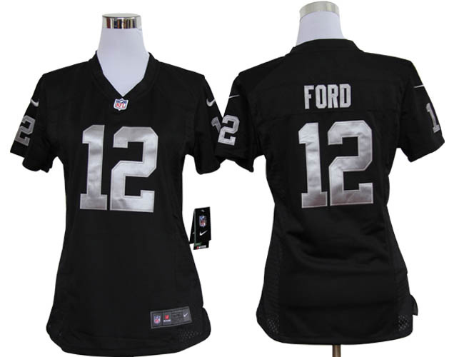 NIKE women black Ford jersey, buffalo bills #12 jersey