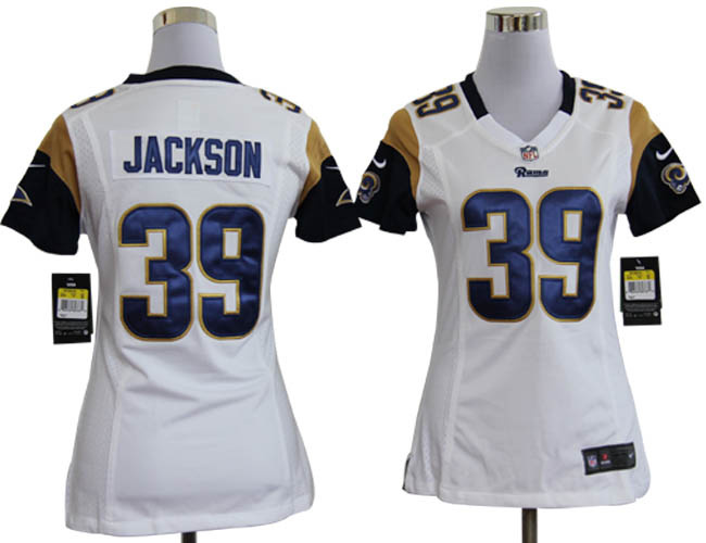 Steven Jackson jersey white #39 Women Nike NFL St.Louis Rams jersey