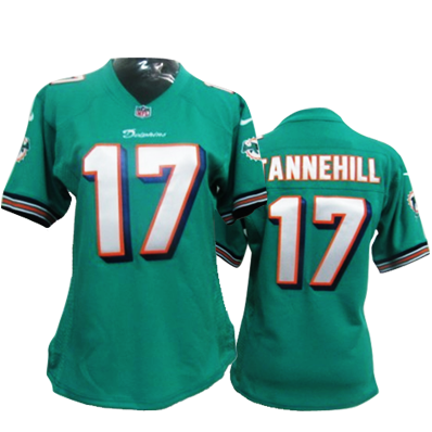 #17 Tannehill green Miami Dolphins women NIKE jersey