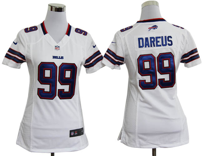 NIKE Buffalo Bills #99 Dareus women white jersey