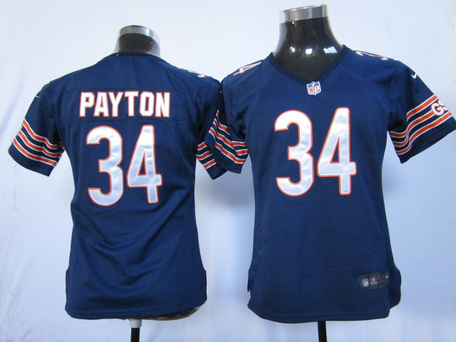 Navy Walter Payton Women game Nike NFL Chicago Bears #34 Jersey