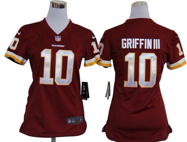 Grinffin III Jersey: Nike Women Nike NFL #10 Washington Redskins Jersey In red