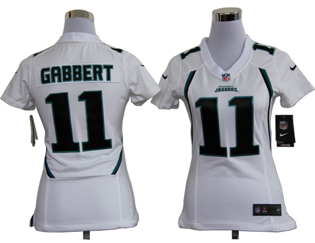 Gabbert Jersey: Nike Women Nike NFL #11 Jacksonville Jaguars Jersey In white
