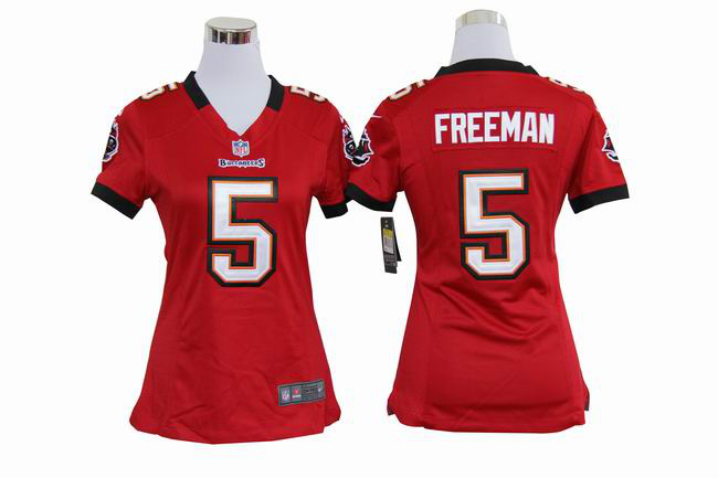 NIKE Tamp Bay Buccaneers #5 Freeman women jersey in Red